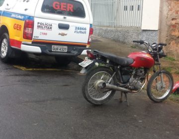 Polícia Militar recupera motocicleta roubada no bairro Francisco Bernadino