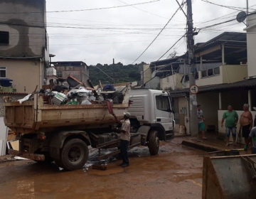 Servidores retomam trabalhos nos locais afetados pela chuva