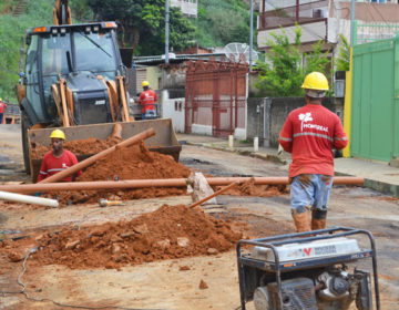Bairro de Lourdes recebe mais cem metros de redes de esgoto da Cesama