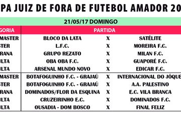 COPA JUIZ DE FORA DE FUTEBOL AMADOR TEM JOGOS DECISIVOS NOS CAMPOS DO CERÂMICA E SÃO BENEDITO