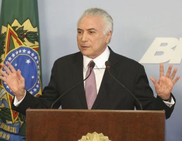 Temer recebe notificação oficial da Câmara sobre denúncia da PGR