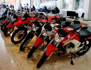 Vendas de moto reduzem em 9%