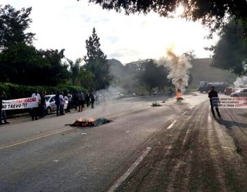 Protesto cobra medidas visando mais segurança na BR-356 em Muriaé