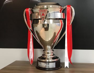 Troféu do Campeonato Mineiro de 2018 chega à sede da Federação Mineira de Futebol