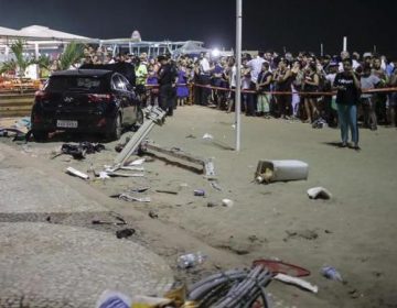 Polícia apura se motorista que invadiu calçadão cometeu falsidade ideológica