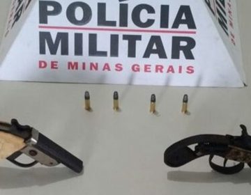 PM apreende drogas e armas de fogo em Além Paraíba