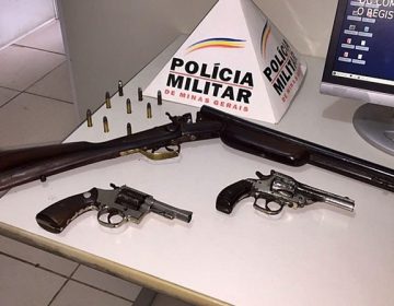 PM apreende armas de fogo em operação na zona rural de Muriaé