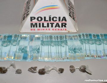 Jovem é detido pela PM com buchas de maconha e R$4.700 em notas falsas