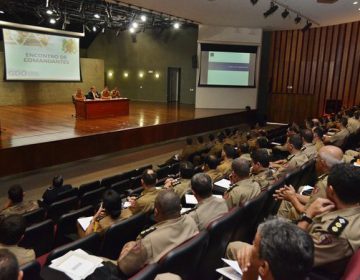 Fernando Pimentel participa de reunião com comandantes da Polícia Militar de todo o estado