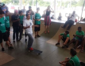 Projeto de Skate recebe visita de Sandro Dias, “o Mineirinho”, em Juiz de Fora