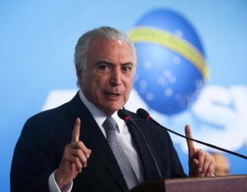 Temer diz que reforma da Previdência não saiu da pauta política do país