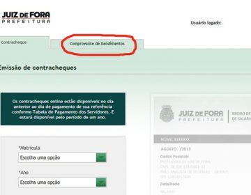 Servidores da PJF já podem consultar comprovantes de rendimentos