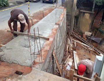 Secretaria de Obras atua em locais atingidos pelas chuvas