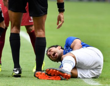 Em jogo entre Cruzeiro e Tupi Fred se choca com Sidimar e ficará fora de campo por oito meses