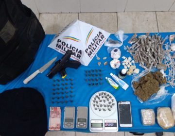 PM apreende drogas e arma durante operação na zona Leste