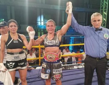 Primeira brasileira campeã mundial de boxe defende cinturão em Santos