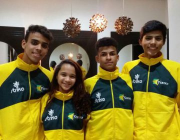 Danielly Vitória chega à Tunísia para disputar o Mundial Juvenil  de Taekwondo