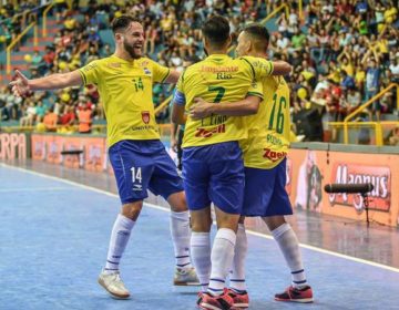 Seleção brasileira de futsal lidera ranking mundial