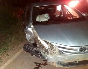 Carros se chocam na BR-356 entre Rosário da Limeira e Ervália e três pessoas ficam feridas