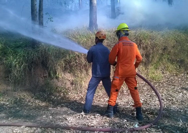 Corpo de Bombeiros alerta para maior risco de incêndios com o clima seco