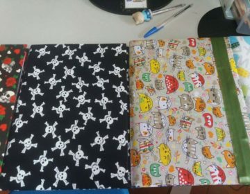 Professora faz cadernos artesanais para arrecadar fundos e comprar software de tecnologia assistiva