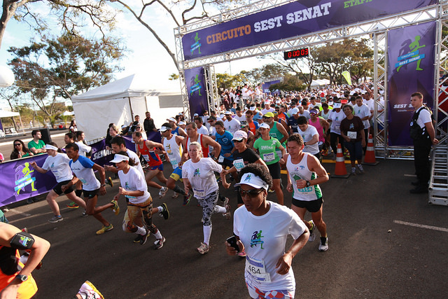 Contagem recebe pela prieira vez etapa do circuito ciclístico SEST SENAT