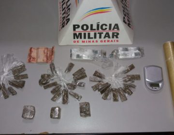 PM apreende 39 buchas de maconha e detém jovem por tráfico em Muriaé