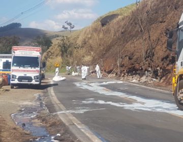 Rodovia BR-267 é liberada após acidente