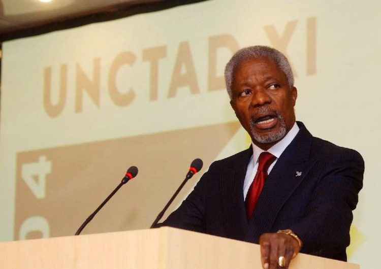 Morre o ex-secretário-geral da ONU Kofi Annan