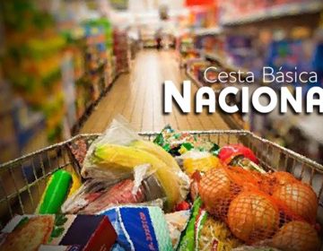 Custo da cesta básica nacional apresenta queda de 6,93%