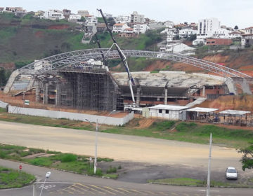 Obra do Ginásio Poliesportivo Jornalista Antônio Marcos segue a pleno