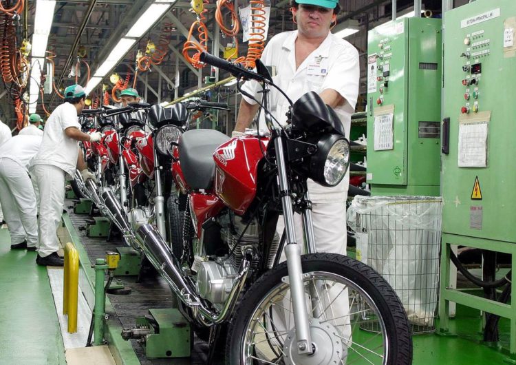 Produção de motocicletas cresce 5,2% em setembro