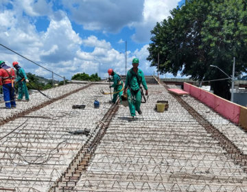 Obra no Viaduto Augusto Franco entra em nova fase