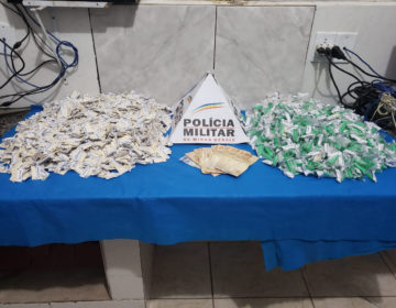 Polícia Militar apreende mais de 2 mil papelotes de cocaína que seriam comercializados no carnaval de São João Nepomuceno