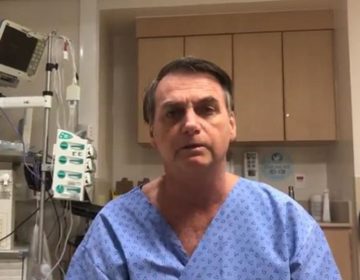 Bolsonaro diz que está em “plena evolução” e “feliz”