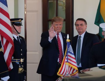 Bolsonaro e Trump estão reunidos na Casa Branca