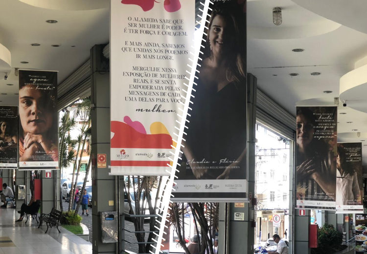 “Mulher é Poder” vira tema de exposição fotográfica em shopping da cidade