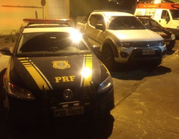 PRF apreende caminhonete adulterada