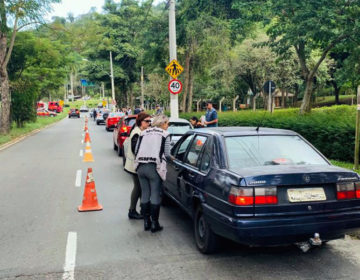 “Operação Estiagem 2019”: ação tem início com blitz educativa em frente ao Parque da Lajinha