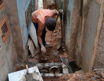 Secretaria de Obras recupera captação de águas pluviais no Bairro N. S. das Graças