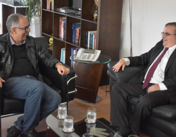 Presidente do TRE-MG visita Juiz de Fora e se reúne com prefeito Antônio Almas