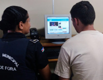 Guarda Municipal oferece curso de informática para pessoas em situação de rua