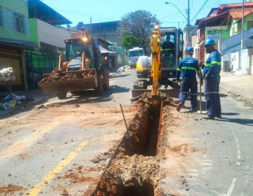 Cesama inicia remodelação de 660 metros de redes de água no Bairro Nossa Senhora de Lourdes