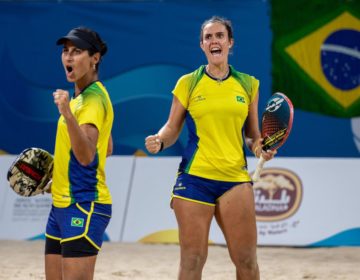 Beach Tennis do Brasil é prata nos Jogos Mundiais de Praia