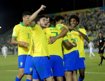 Seleção vence Nova Zelândia por 3 a 0 e avança na Copa do Mundo Sub-17