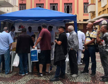 Ação no calçadão da Rua Halfeld marca “Dia Nacional de Combate à Tuberculose”
