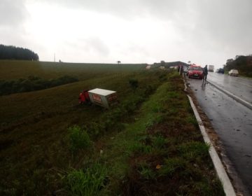 Carro e caminhão se colidem próximo a Bom Jardim