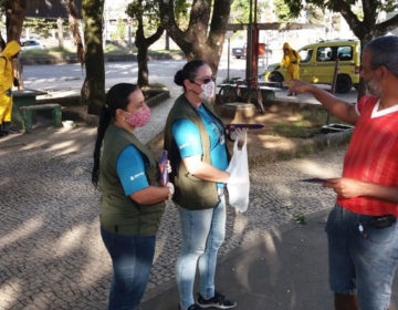 Comboio de prevenção ao coronavírus chega à zona norte