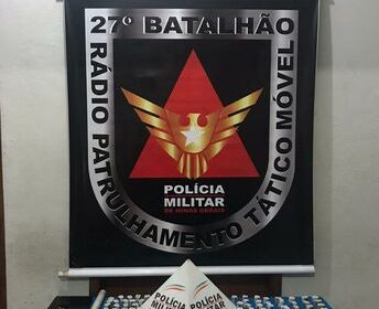 PM apreende 34 papelotes de cocaína no Ipiranga