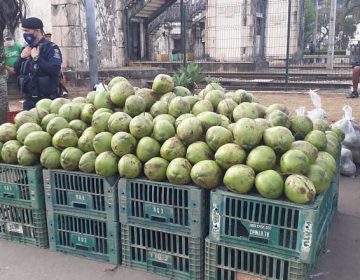 Fiscalização apreende mercadoria comercializada irregularmente no Centro